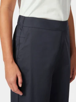 Hosen * LANIUS Damenhose Popeline Dunkelblau