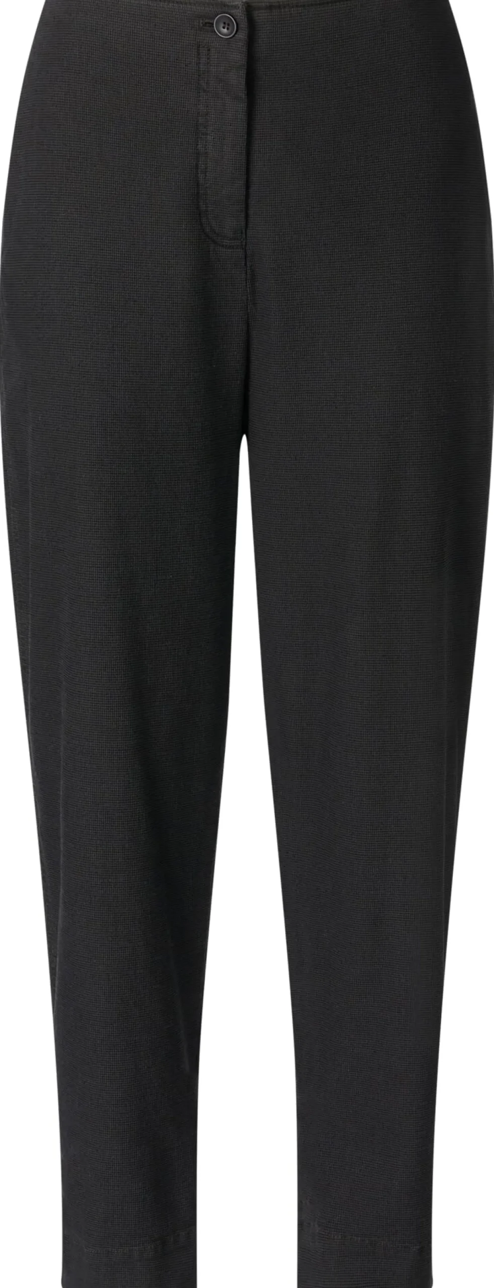 Hosen * Oska Damenhose Saumaufschlag Dunkelgrau