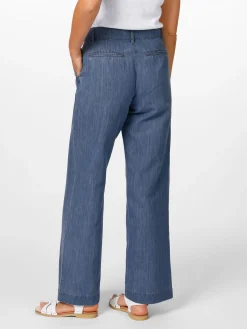 Hosen * Manufactum Damenhose weites Bein Mittelblau