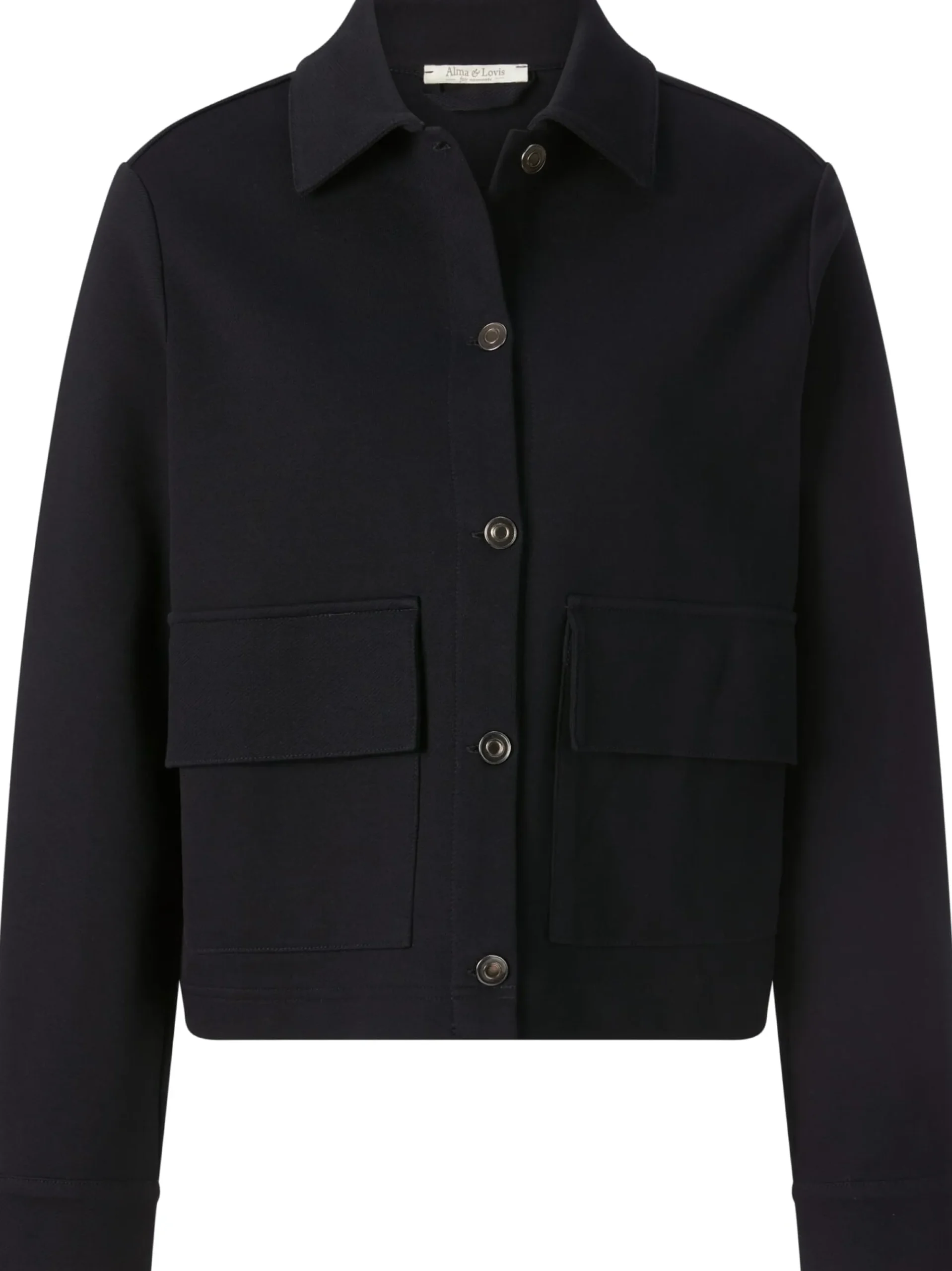 Jacken * Alma & Lovis Daenjacke Heavy Jerey Schwarz