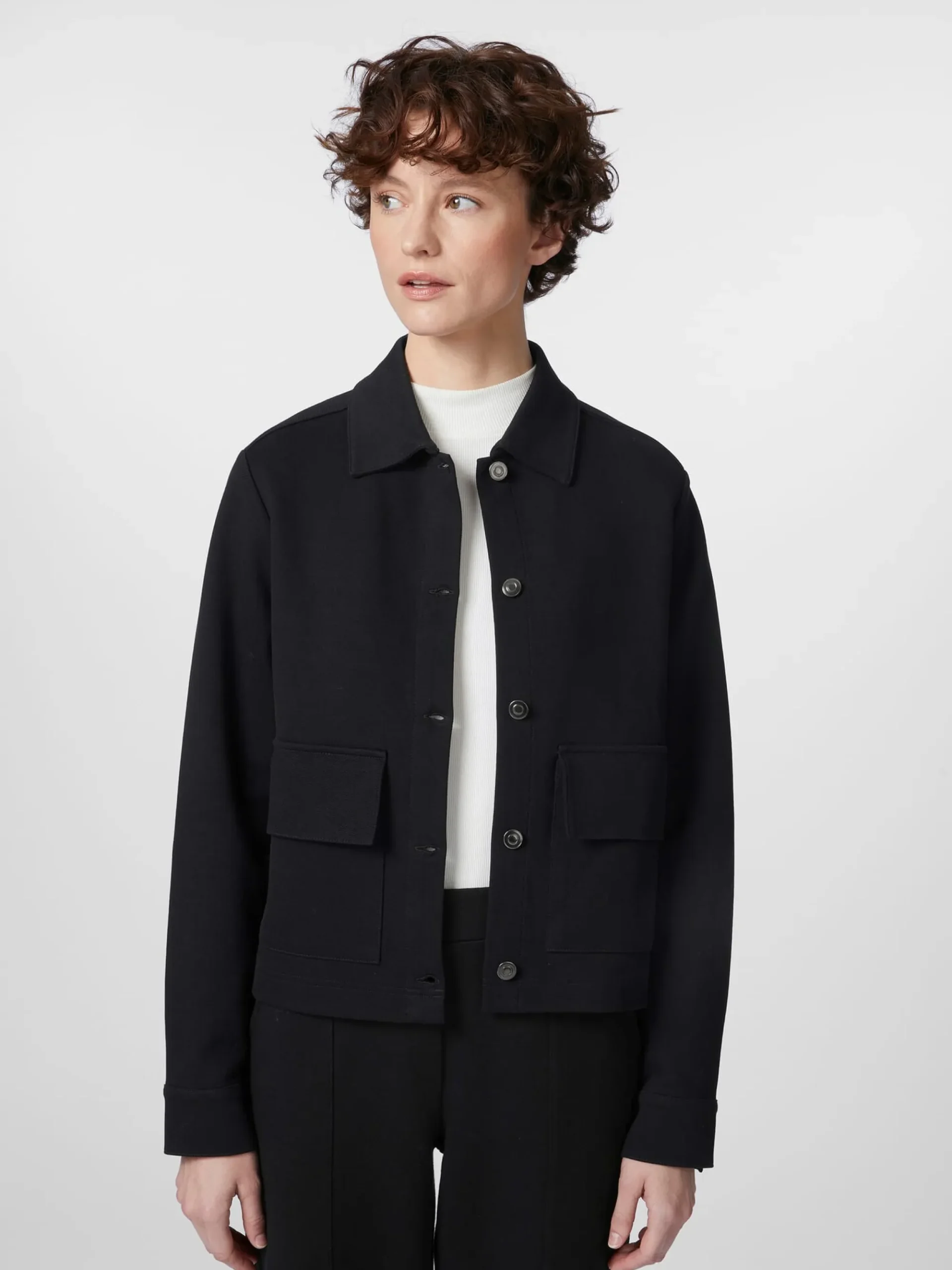 Jacken * Alma & Lovis Daenjacke Heavy Jerey Schwarz