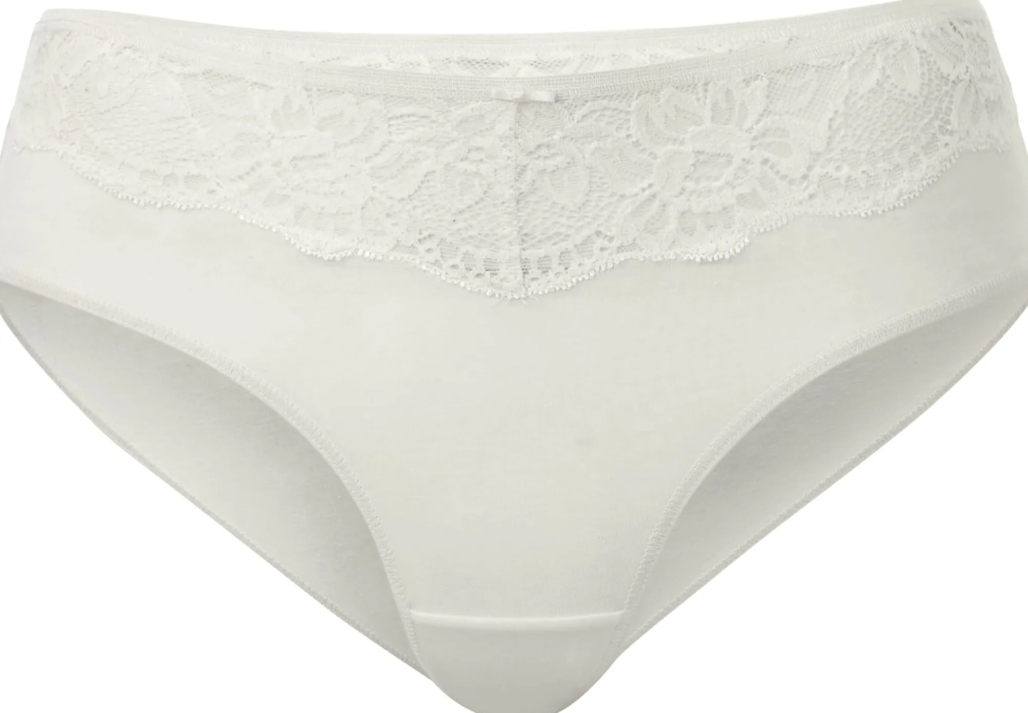 Wäsche * Comazo Damen-Jazzpants mit Spitze Creme