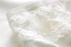 Wäsche * Comazo Damen-Jazzpants mit Spitze Creme