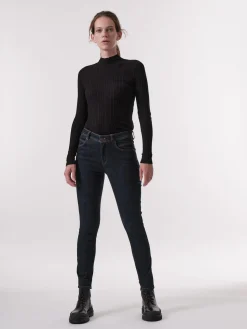 Hosen|Jeans * LANIUS Damenjeans Dunkelblau