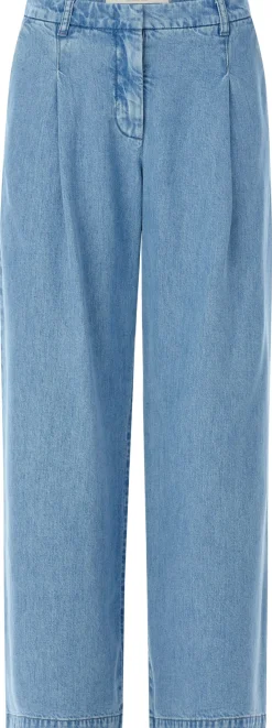 Hosen|Jeans * LANIUS Damenjeans mit Bundfalte TENCEL™ Denim