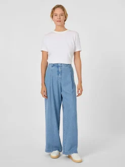 Hosen|Jeans * LANIUS Damenjeans mit Bundfalte TENCEL™ Denim