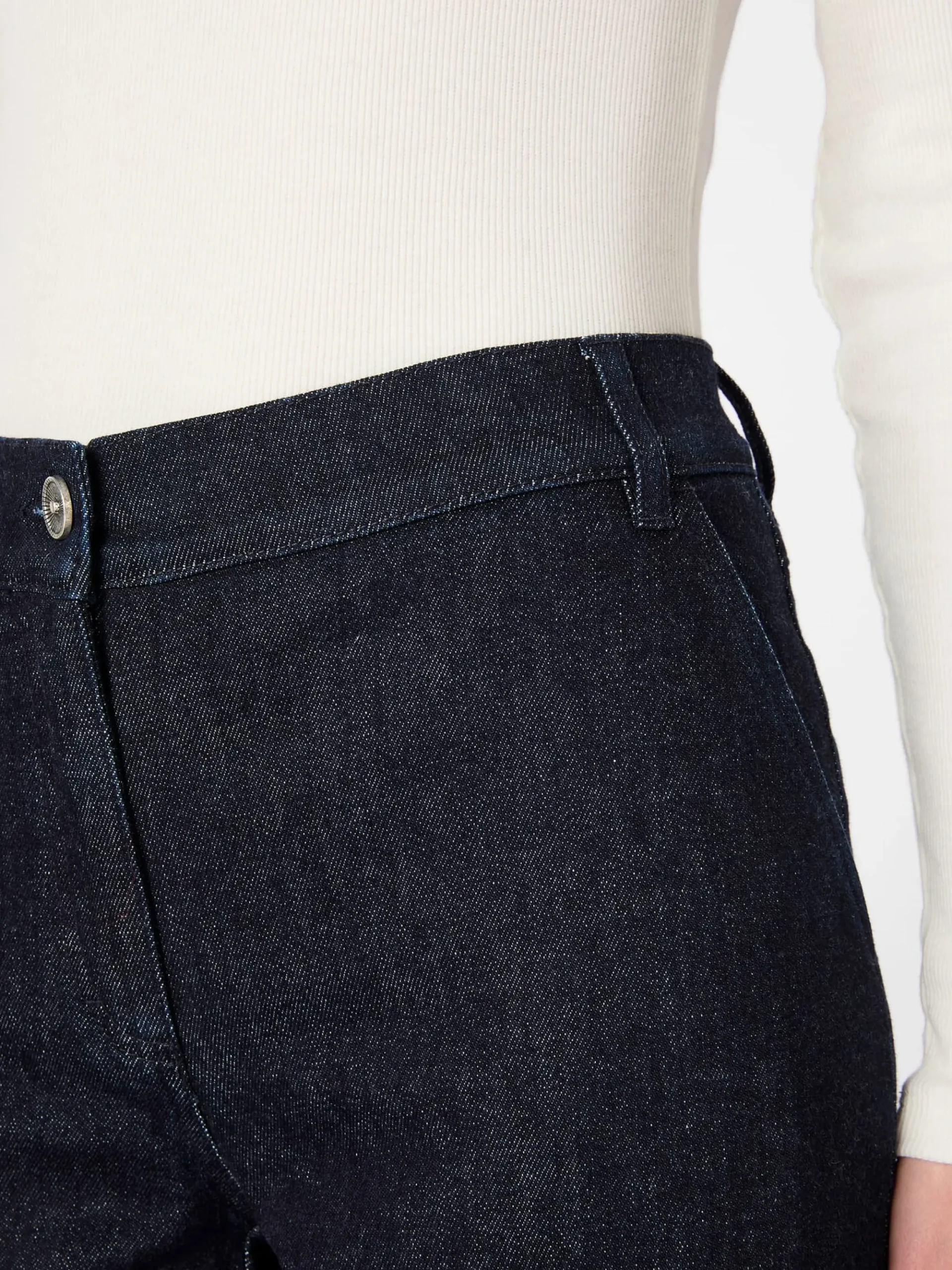 Hosen|Jeans * Manufactum Damenjeans mit Wollanteil Denimblau