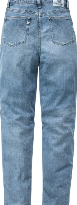 Hosen|Jeans * Mud Jeans Damenjeans Tapered Stretch Mittelblau