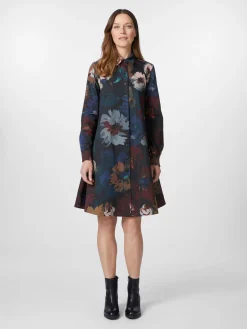 Kleider * Hannes Roether Damenkleid geknöpft Multicolor