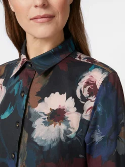 Kleider * Hannes Roether Damenkleid geknöpft Multicolor