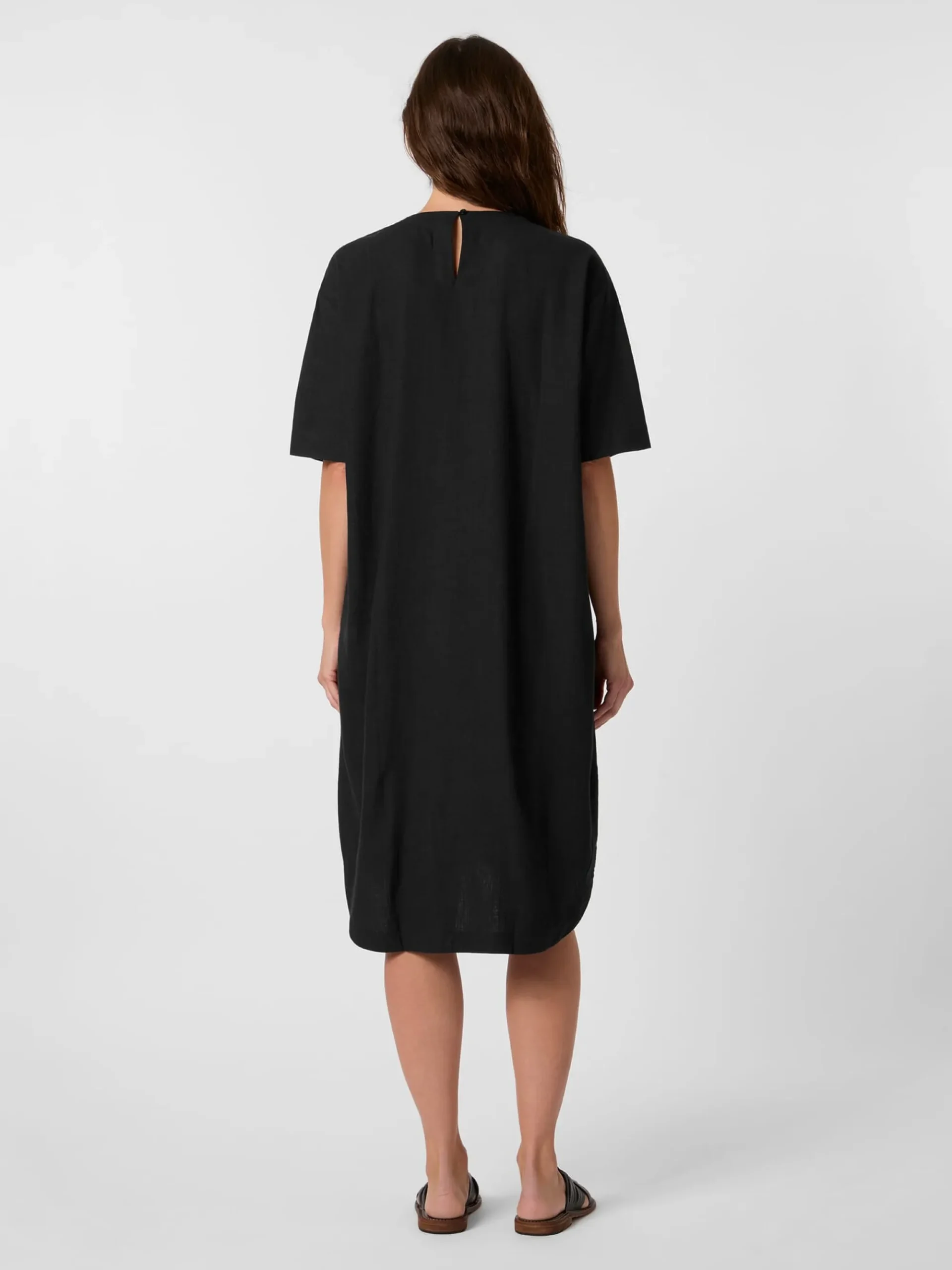 Kleider * Knowledge Cotton Apparel Daenkeid yoce-einen Schwarz