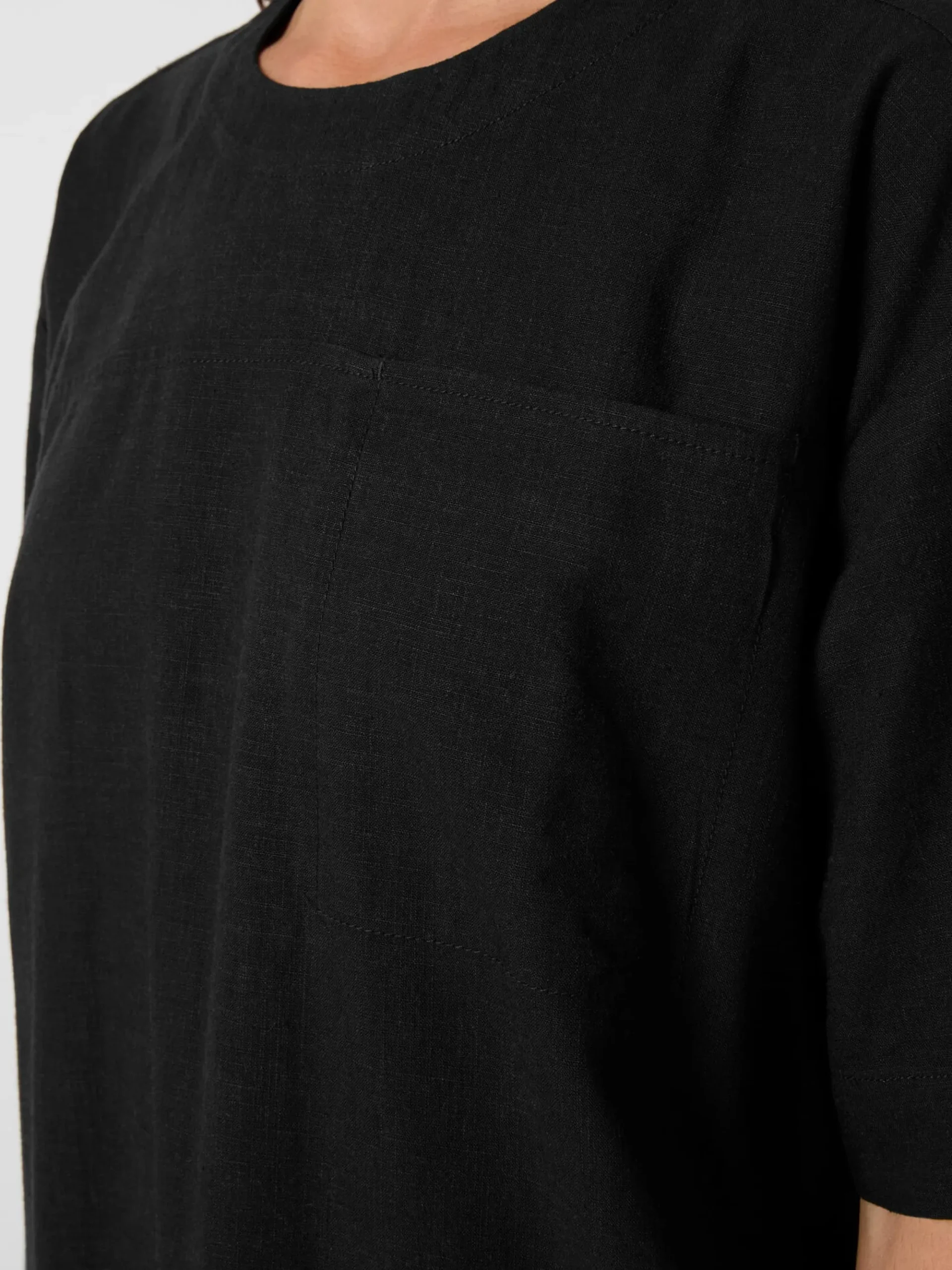 Kleider * Knowledge Cotton Apparel Daenkeid yoce-einen Schwarz