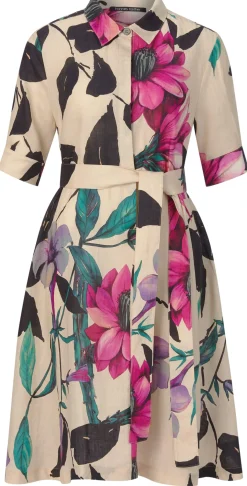 Kleider * Hannes Roether Damenkleid Tellerrock Multicolor