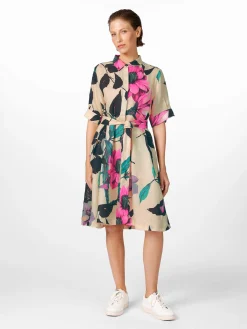 Kleider * Hannes Roether Damenkleid Tellerrock Multicolor