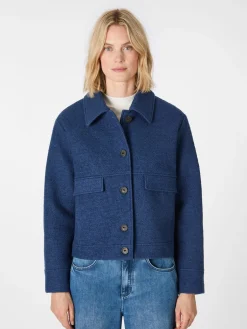 Jacken * LANIUS Damen-Kurzjacke Mittelblau