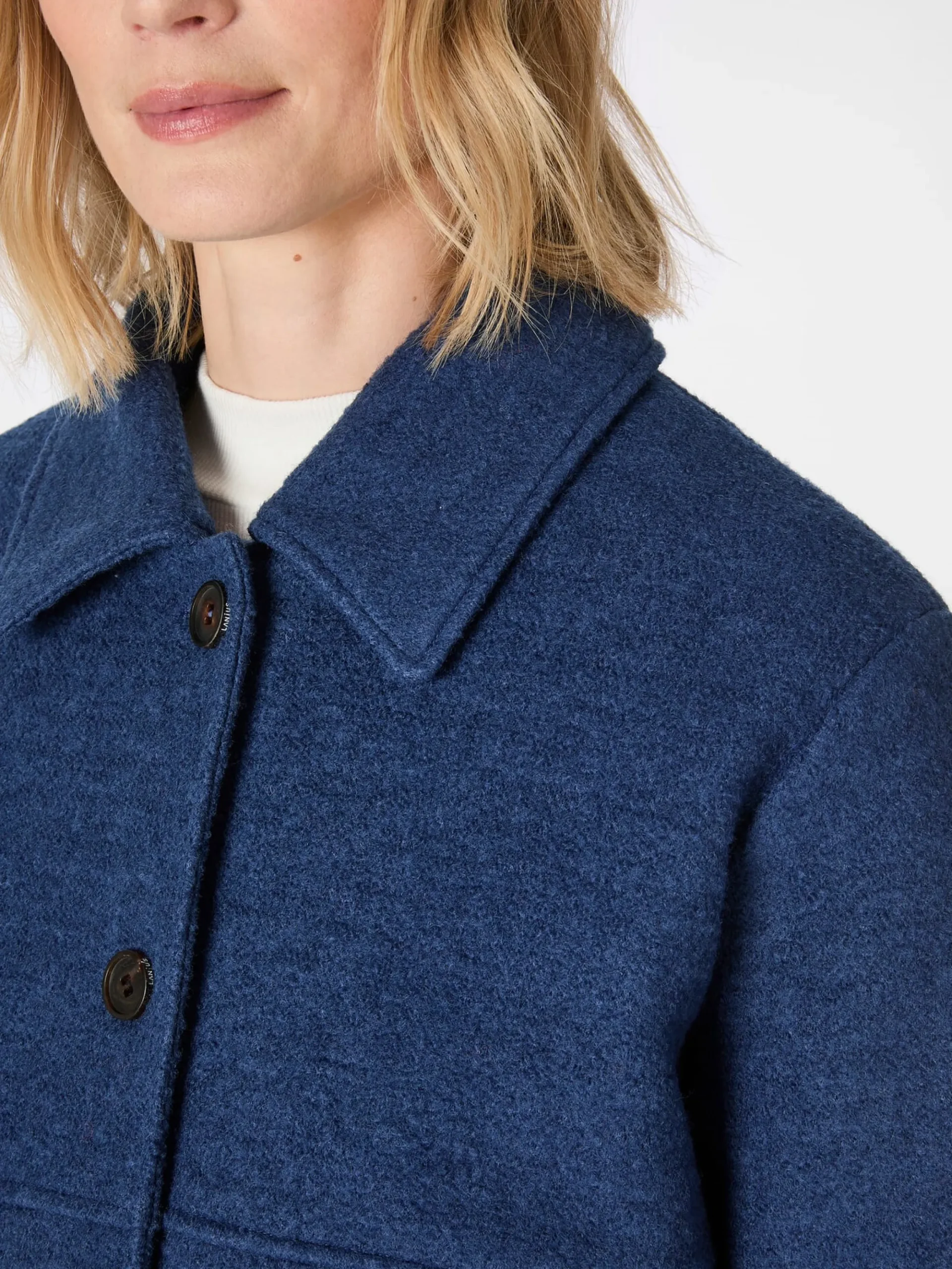 Jacken * LANIUS Damen-Kurzjacke Mittelblau
