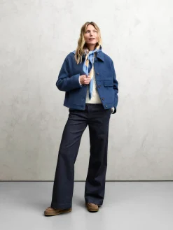 Jacken * LANIUS Damen-Kurzjacke Mittelblau