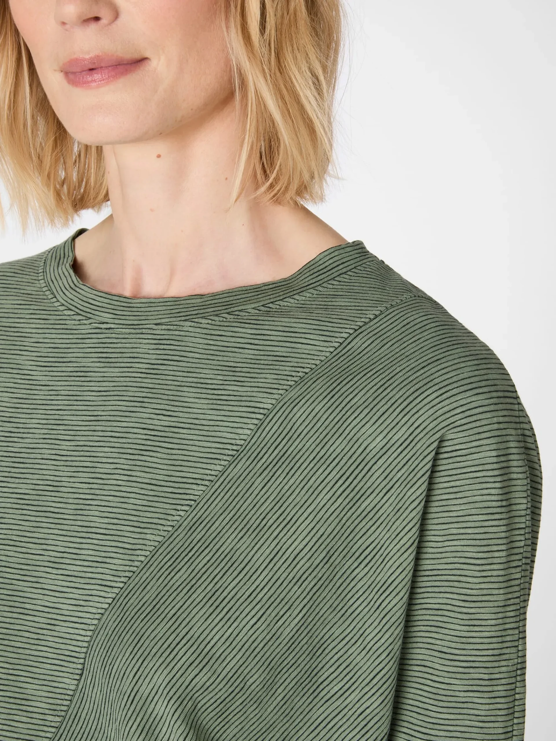Shirts & Tops * Oska Damen-Langarmshirt Oliv