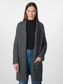 Strickjacken * Les Racines du Ciel Daen-Langtrickjacke Anthrazit