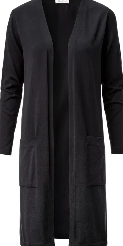 Strickjacken * Alma & Lovis Damen-Langtrickjacke Schwarz
