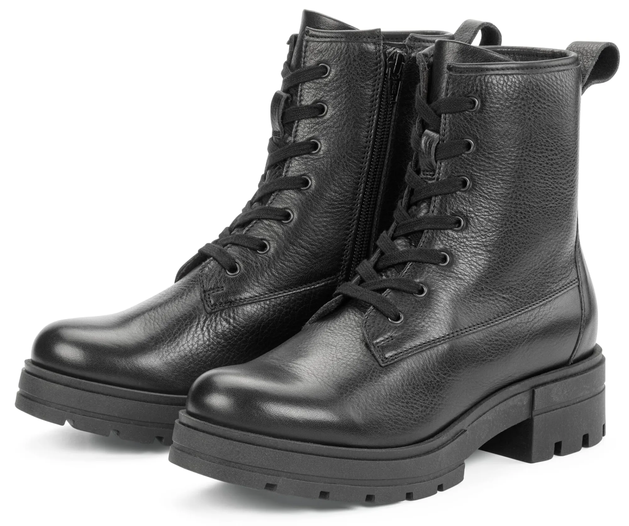 Stiefel * Werner Schuhe Damen-Lederboot Schwarz