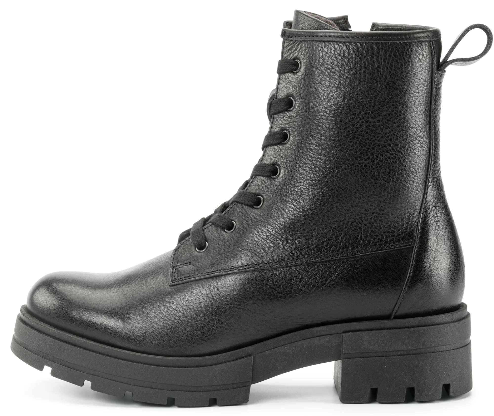 Stiefel * Werner Schuhe Damen-Lederboot Schwarz