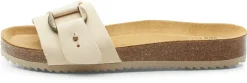 Sandalen|Freizeitschuhe * Grand Step Shoes Damen-Lederpantolette Creme