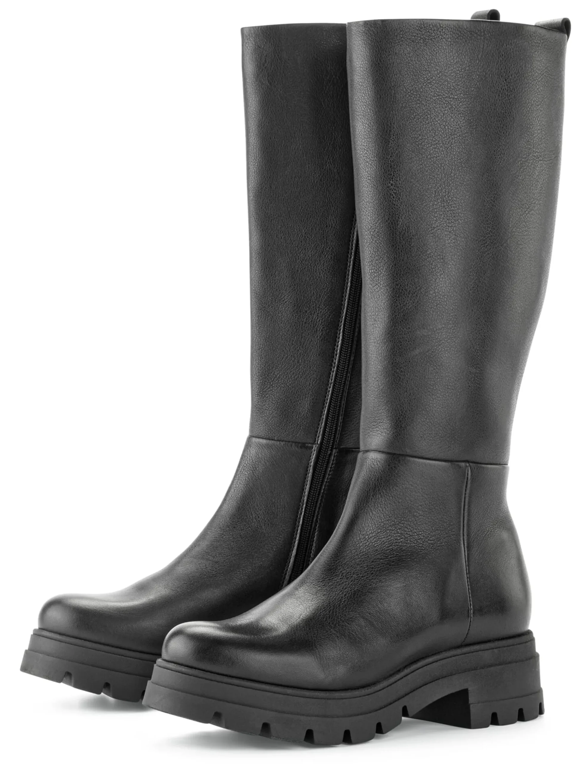 Stiefel * Werner Schuhe Damen-Lederstiefel Schwarz