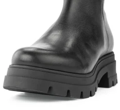 Stiefel * Werner Schuhe Damen-Lederstiefel Schwarz