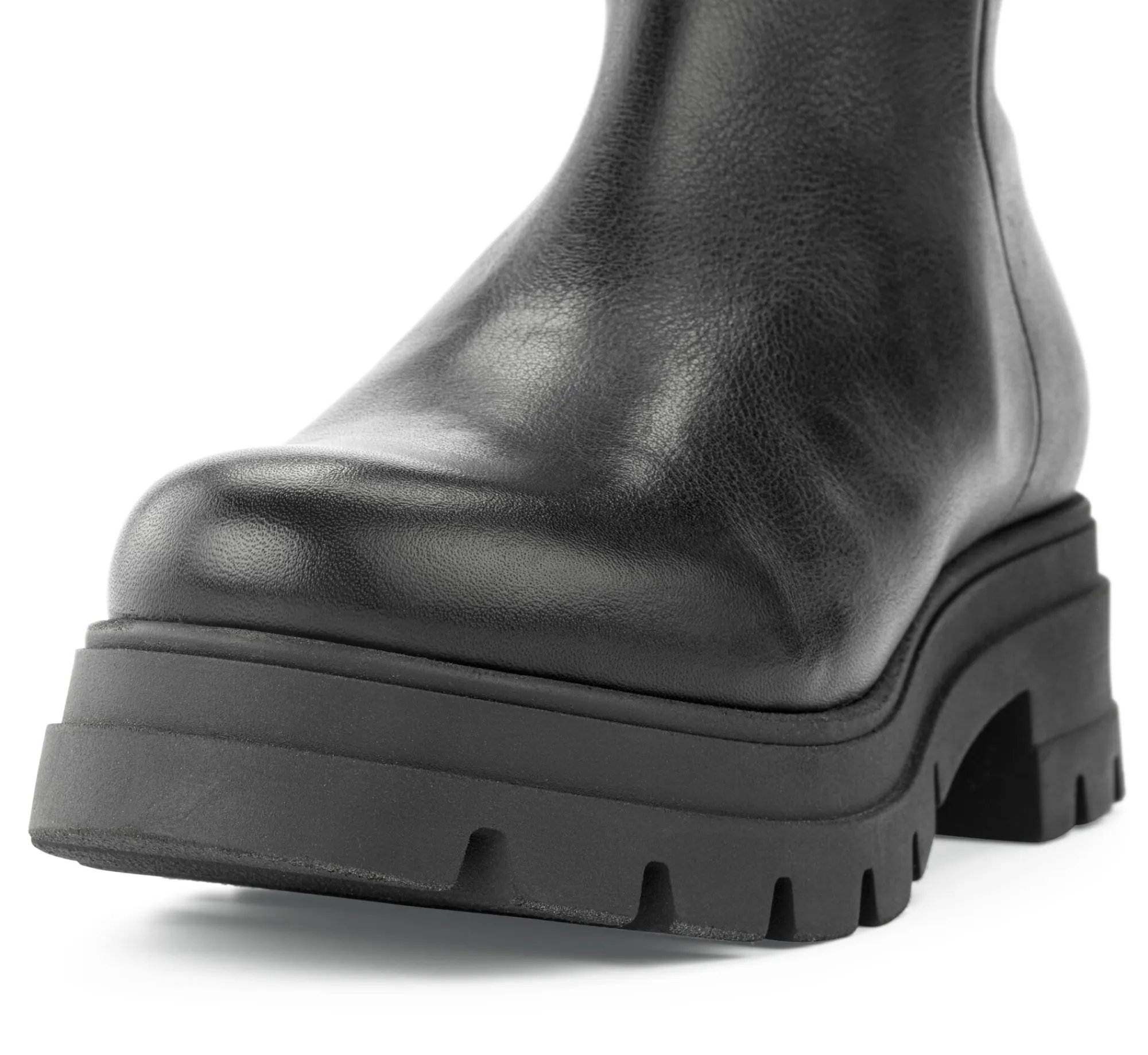 Stiefel * Werner Schuhe Damen-Lederstiefel Schwarz
