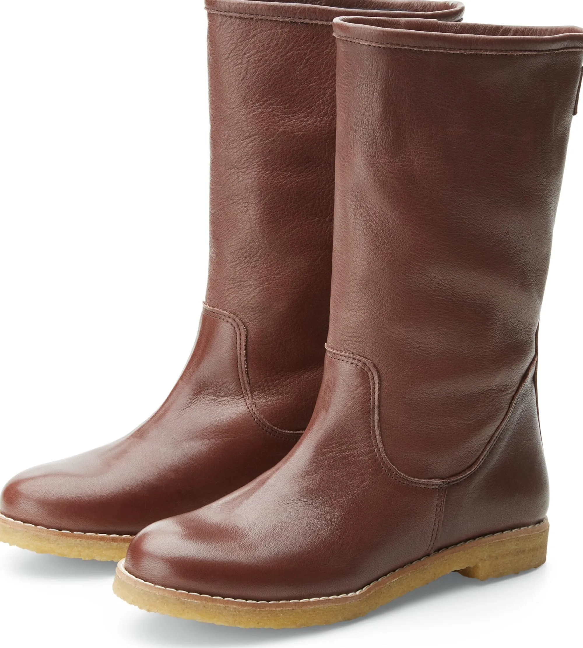 Stiefel * Grand Step Shoes Damen-Lederstiefel Braun
