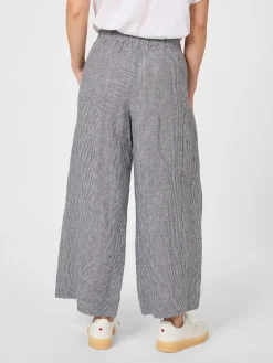 Hosen * Oska Damen-Leinenhose gestreift