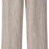 Hosen * Knowledge Cotton Apparel Damen-Leinenhose gestreift