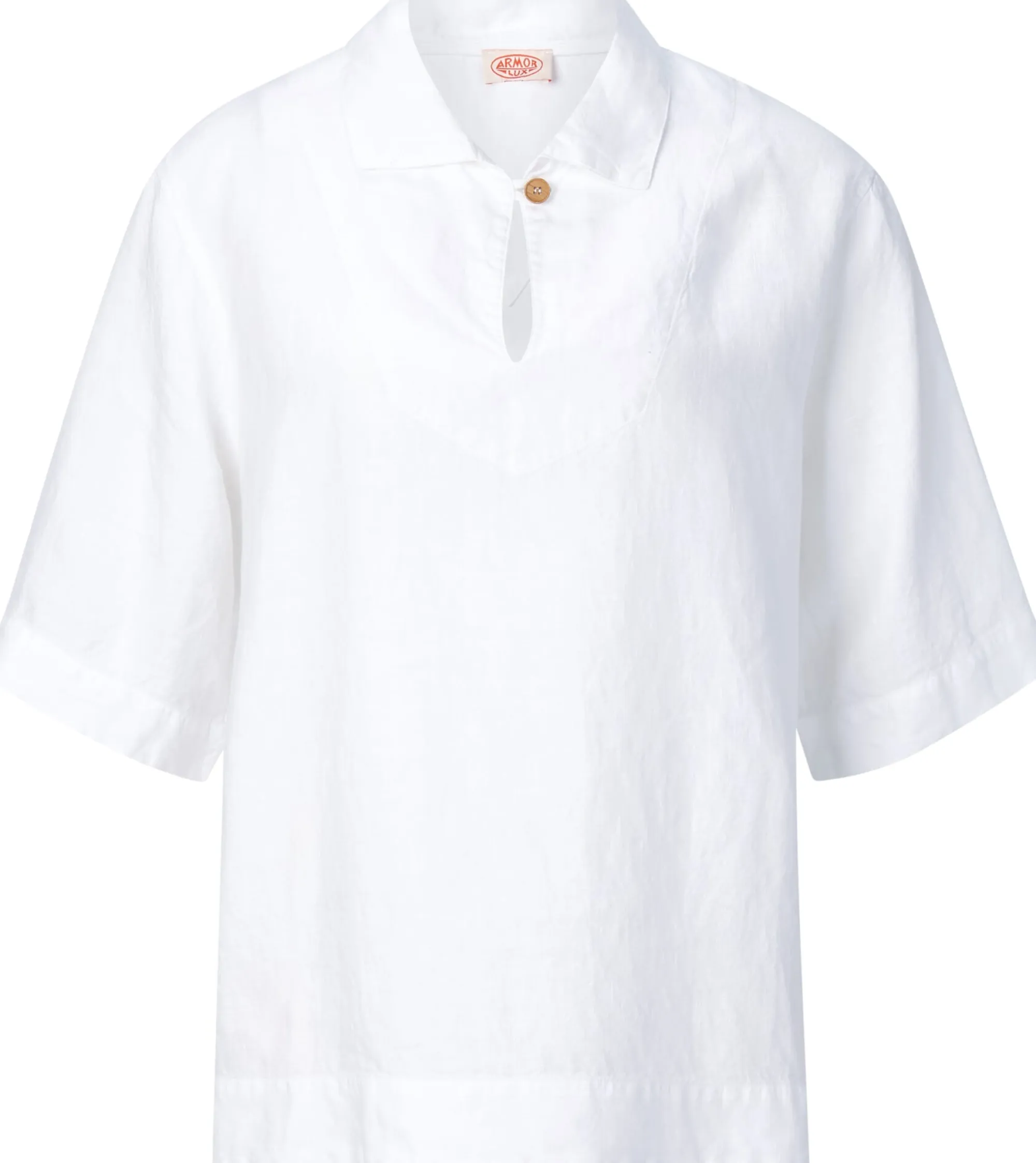 Blusen * Armor lux Damen-Leinenschlupfbluse Weiß