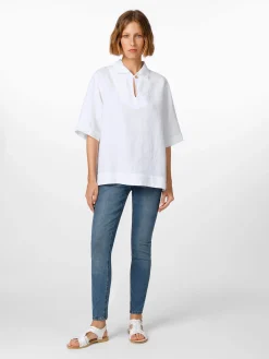 Blusen * Armor lux Damen-Leinenschlupfbluse Weiß