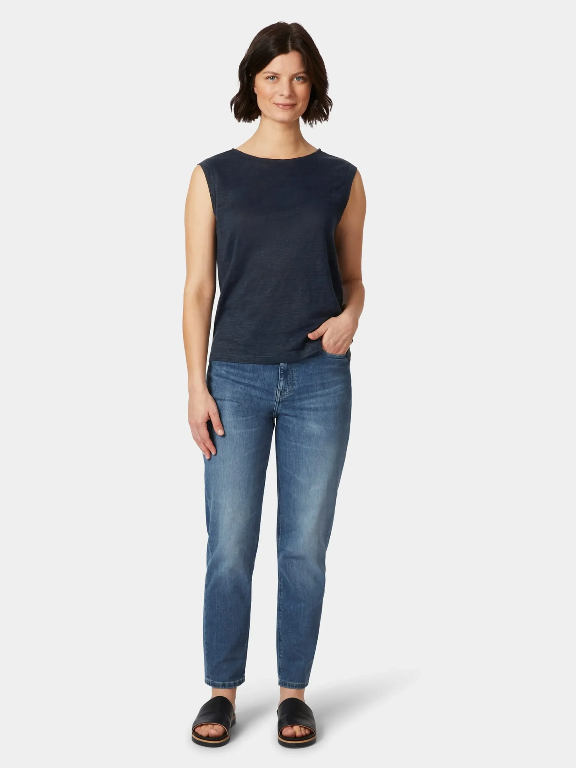 Shirts & Tops * Knowledge Cotton Apparel Daen-einentop Dunkelblau