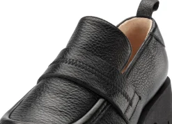 Klassische Damenschuhe * Werner Schuhe Damenloafer Leder Schwarz