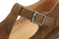 Sandalen|Klassische Damenschuhe * Astorflex Damen-Loafer mit Riemen Braun