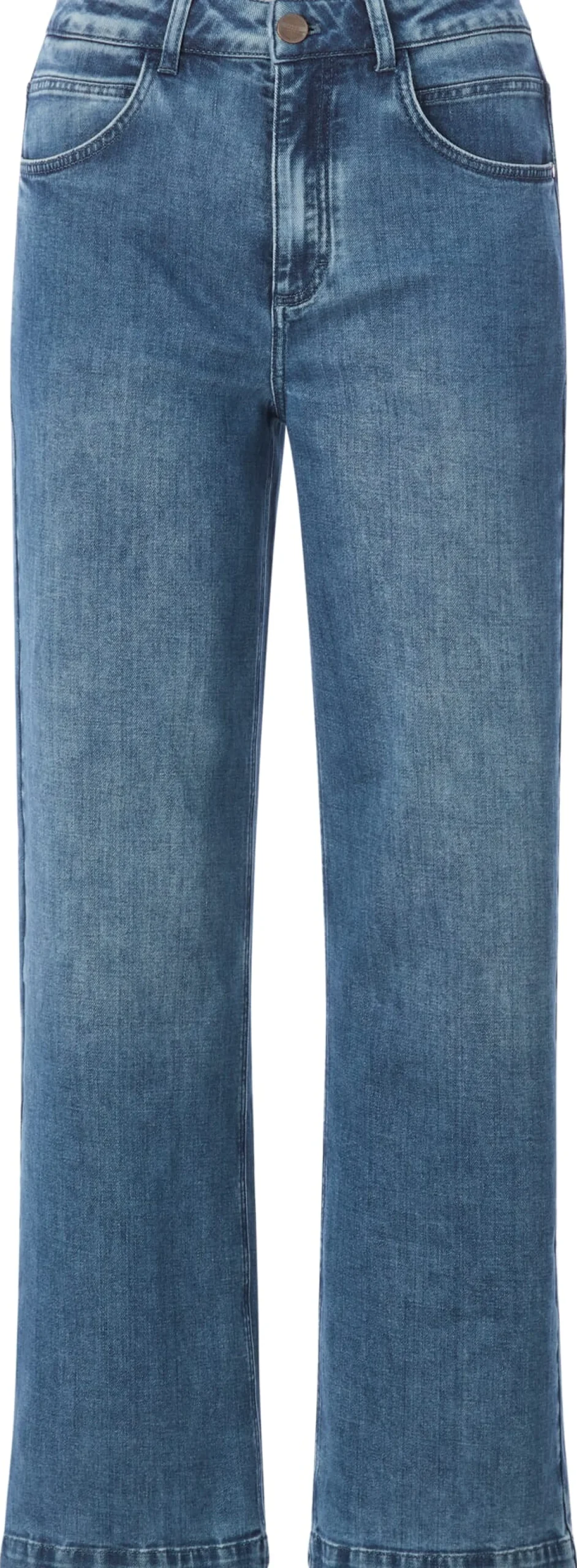 Hosen|Jeans * LANIUS Damen-Marlenejeans Blau