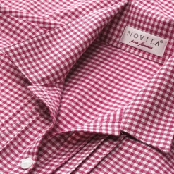 Wäsche * Novila Damen-Nachthemd Flanell Rot