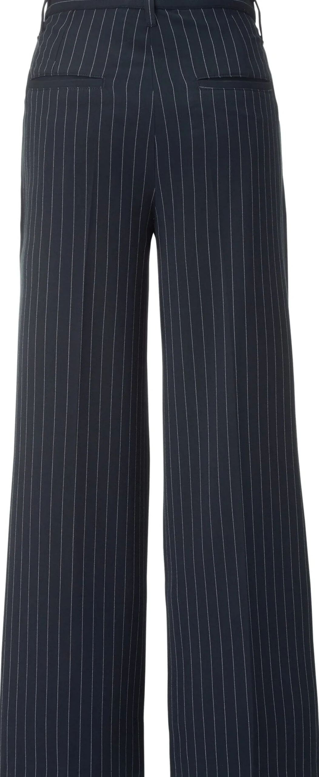 Hosen * Knowledge Cotton Apparel Damen-Nadelstreifenhose Blau