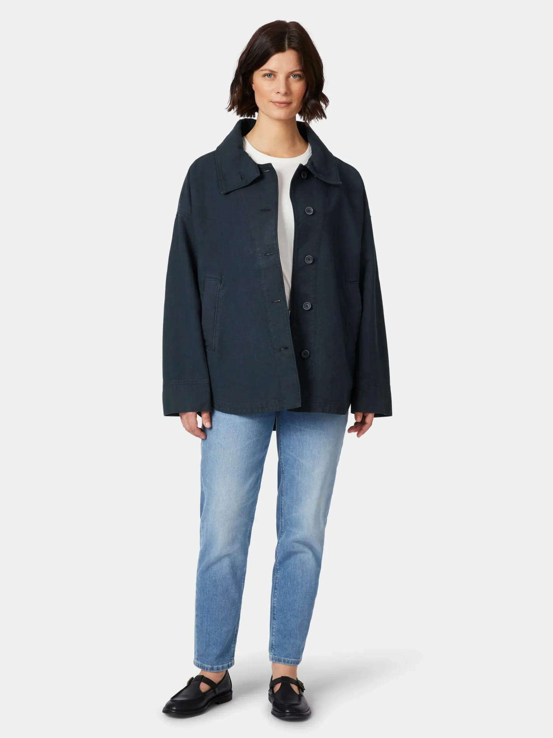 Jacken * Oska Damen-Outdoorjacke Dunkelblau