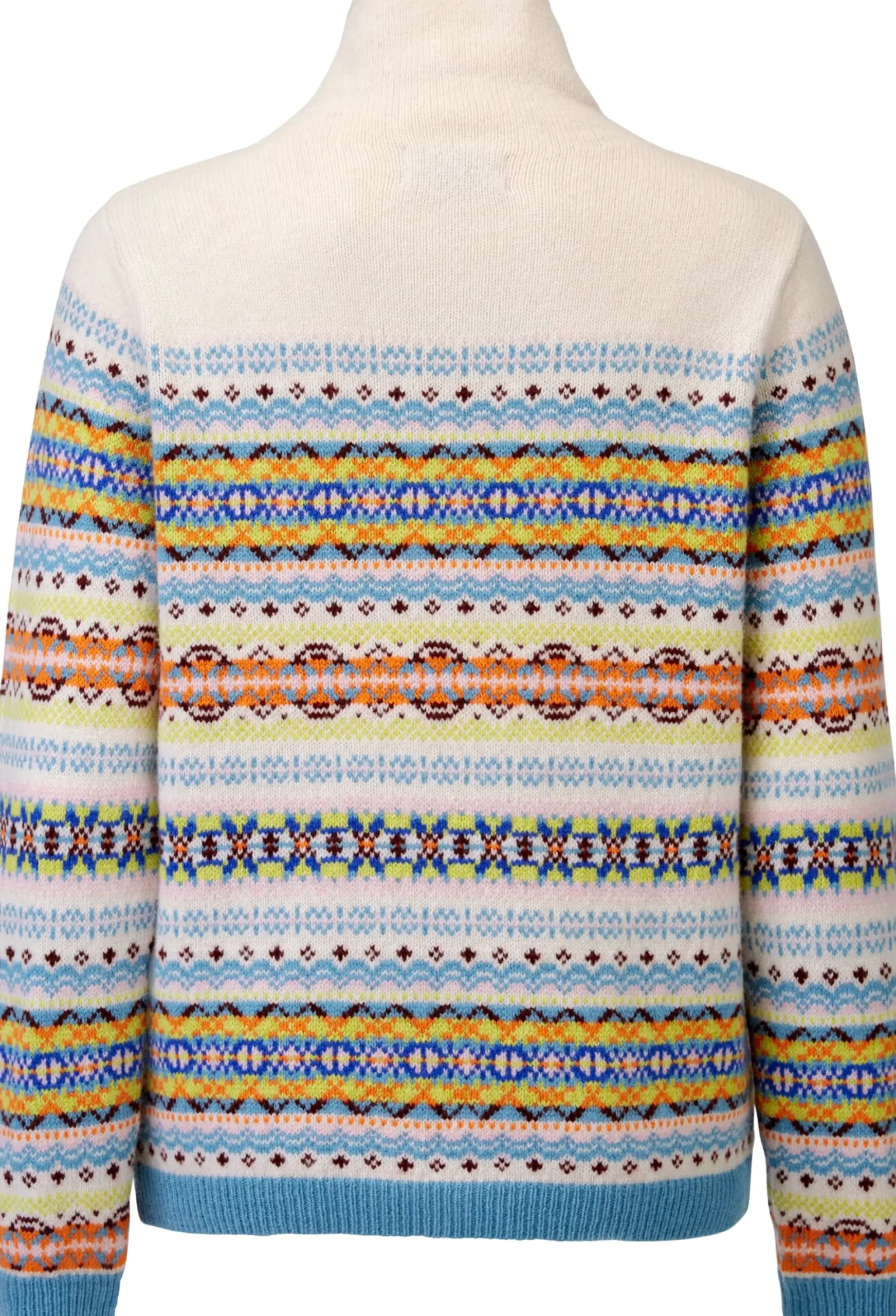 Pullover * Eribé Damenpullover gemustert Beige