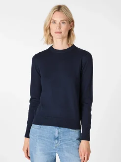 Pullover * Knowledge Cotton Apparel Daenpullover erinowolle Dunkelblau