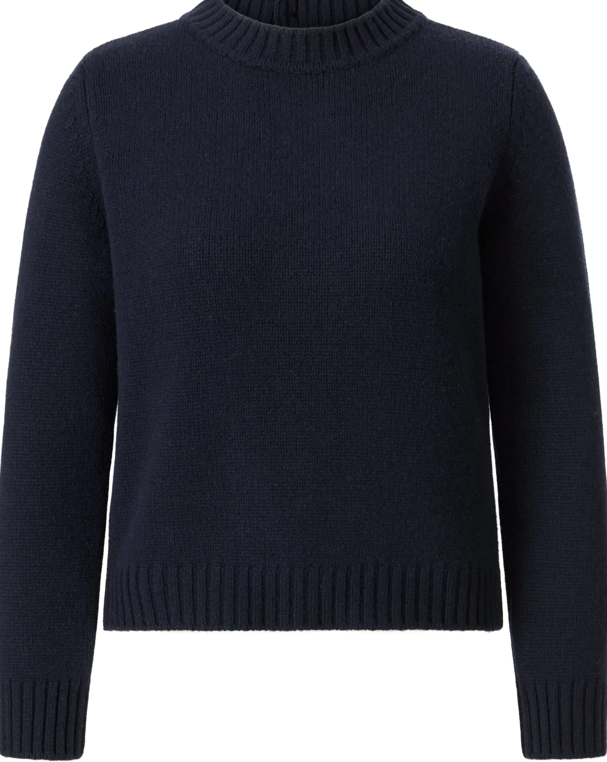 Pullover * Maglificio GRP Damenpullover mit Knopfleiste Dunkelblau