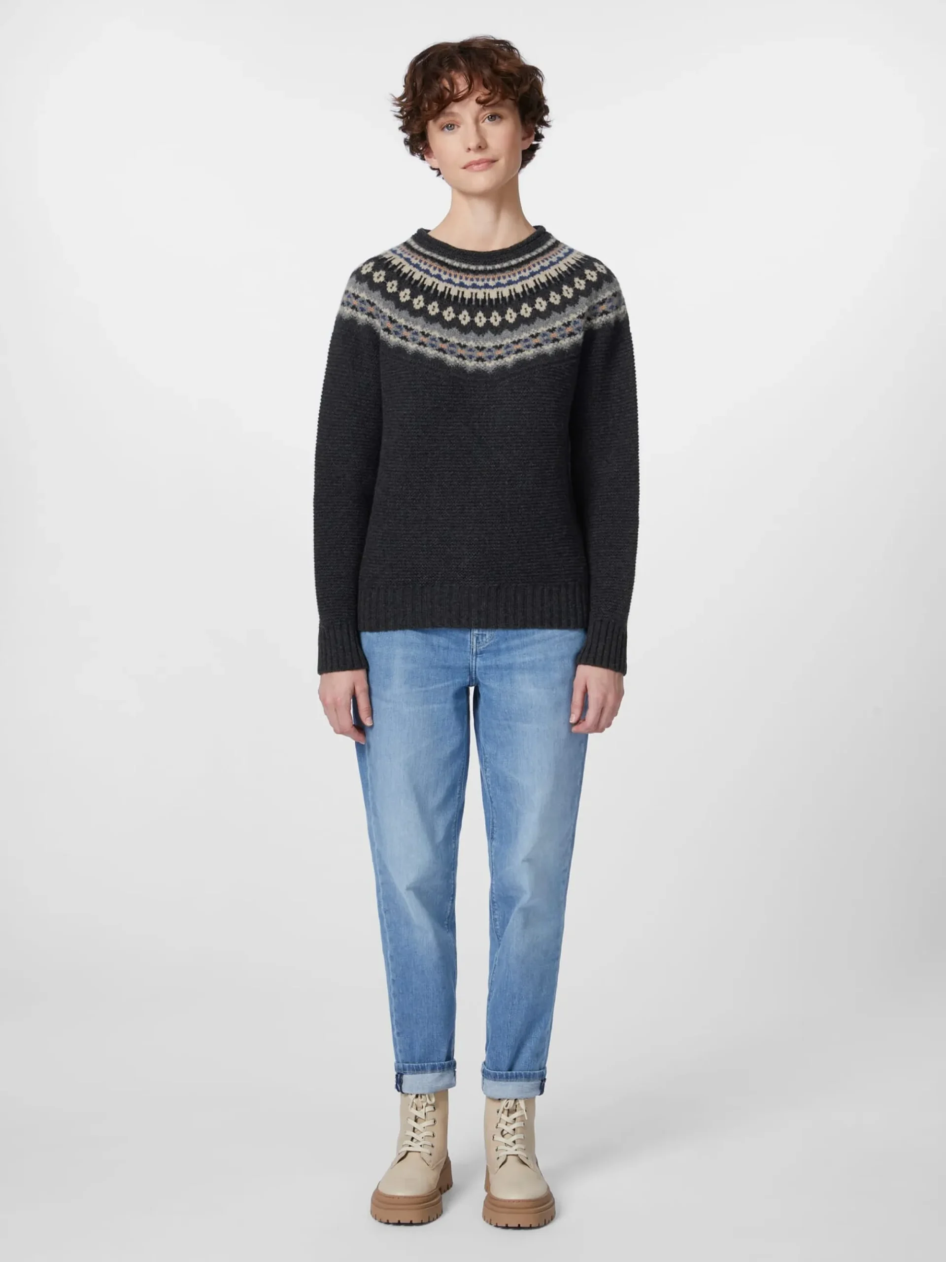 Pullover * Eribé Damenpullover mit Passe