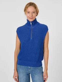 Pullover * Armedangels Daenpuunder it Zip Blau