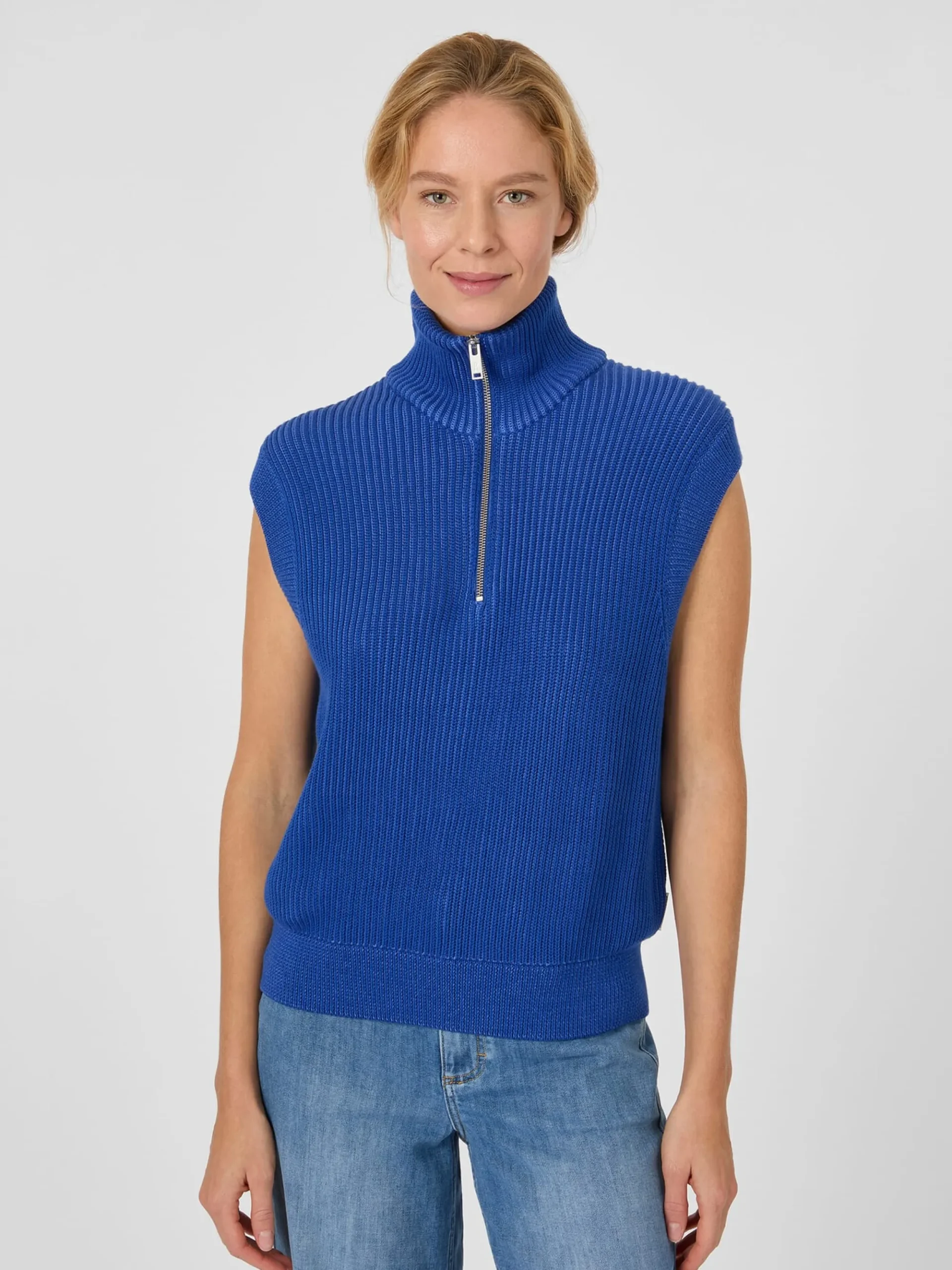 Pullover * Armedangels Daenpuunder it Zip Blau