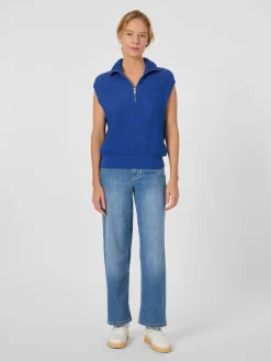 Pullover * Armedangels Daenpuunder it Zip Blau