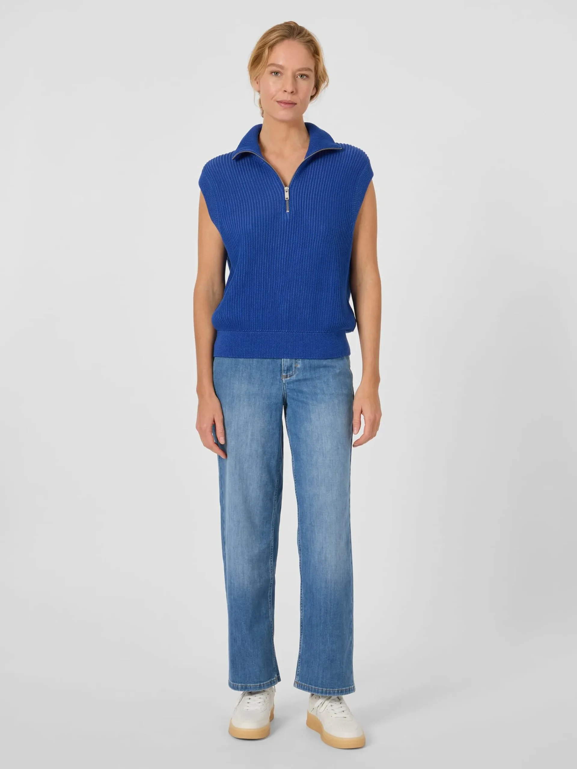 Pullover * Armedangels Daenpuunder it Zip Blau